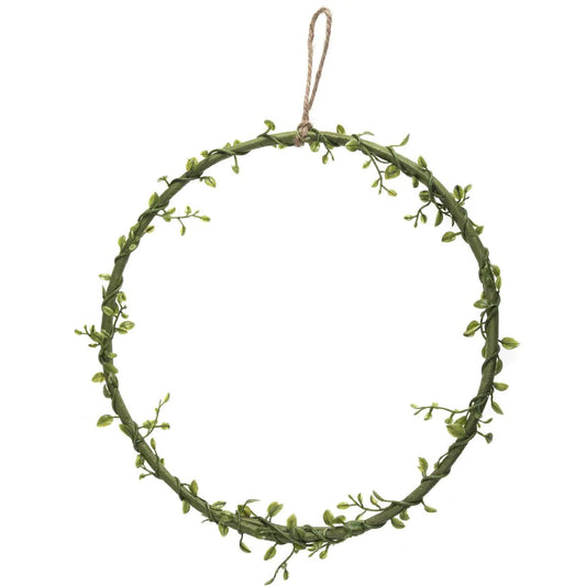 25cm Green Vine Wreath Base