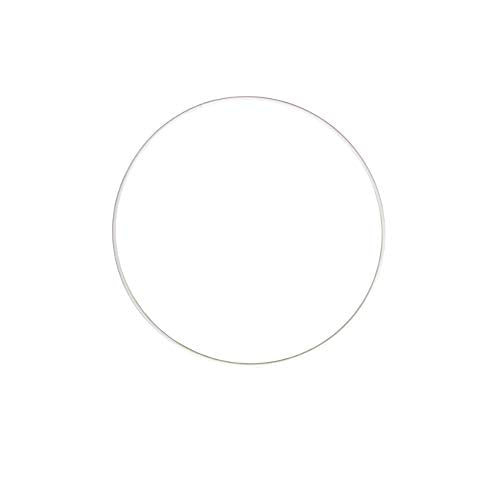 45cm White Coated Metal Ring