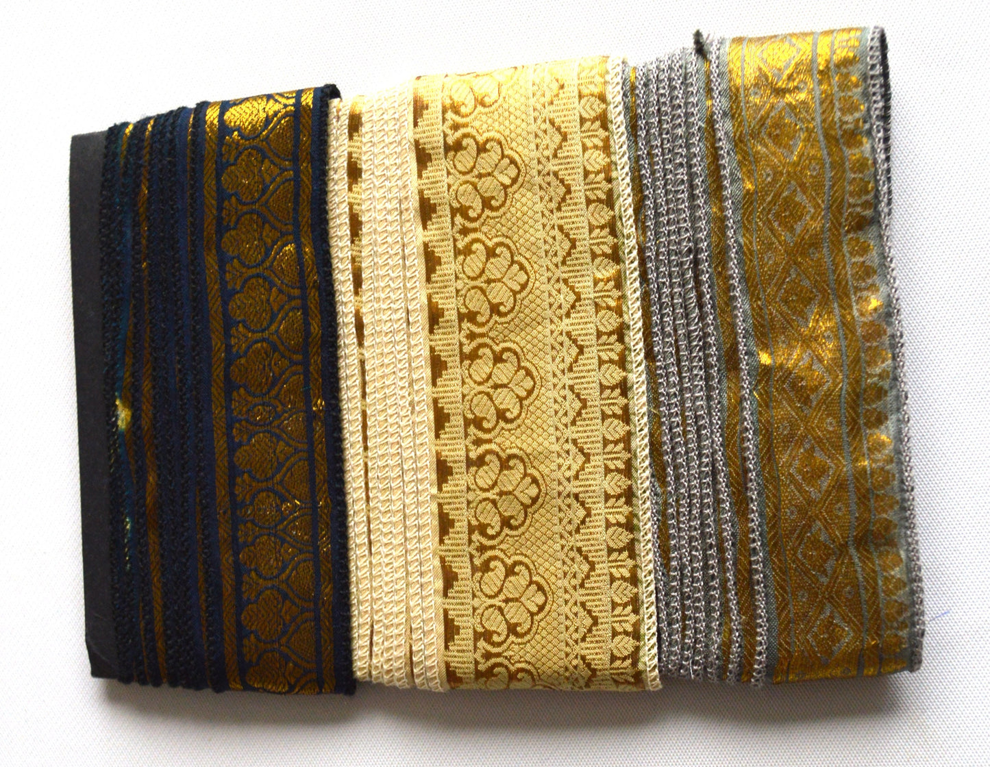 Handmade Vibrant Vintage Sari Borders Ribbon Trim 5 Metre Packs