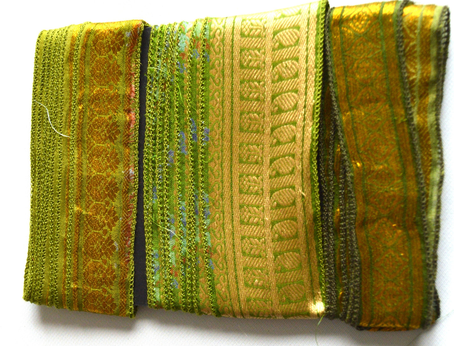 Handmade Vibrant Vintage Sari Borders Ribbon Trim 5 Metre Packs
