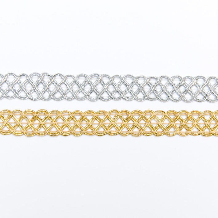 Lurex Braid Trimming Gold or Silver