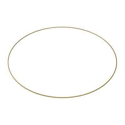 40cm Gold Metal Wreath Hoop