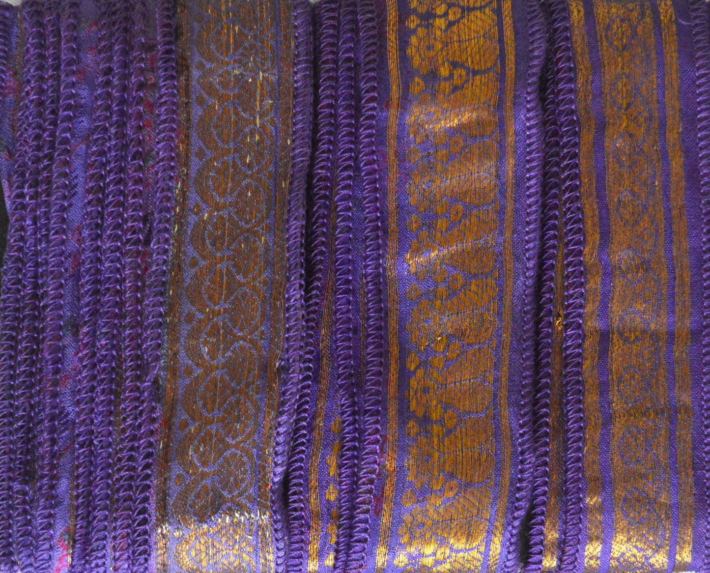 Handmade Vibrant Vintage Sari Borders Ribbon Trim 4 and 5 Metre Packs