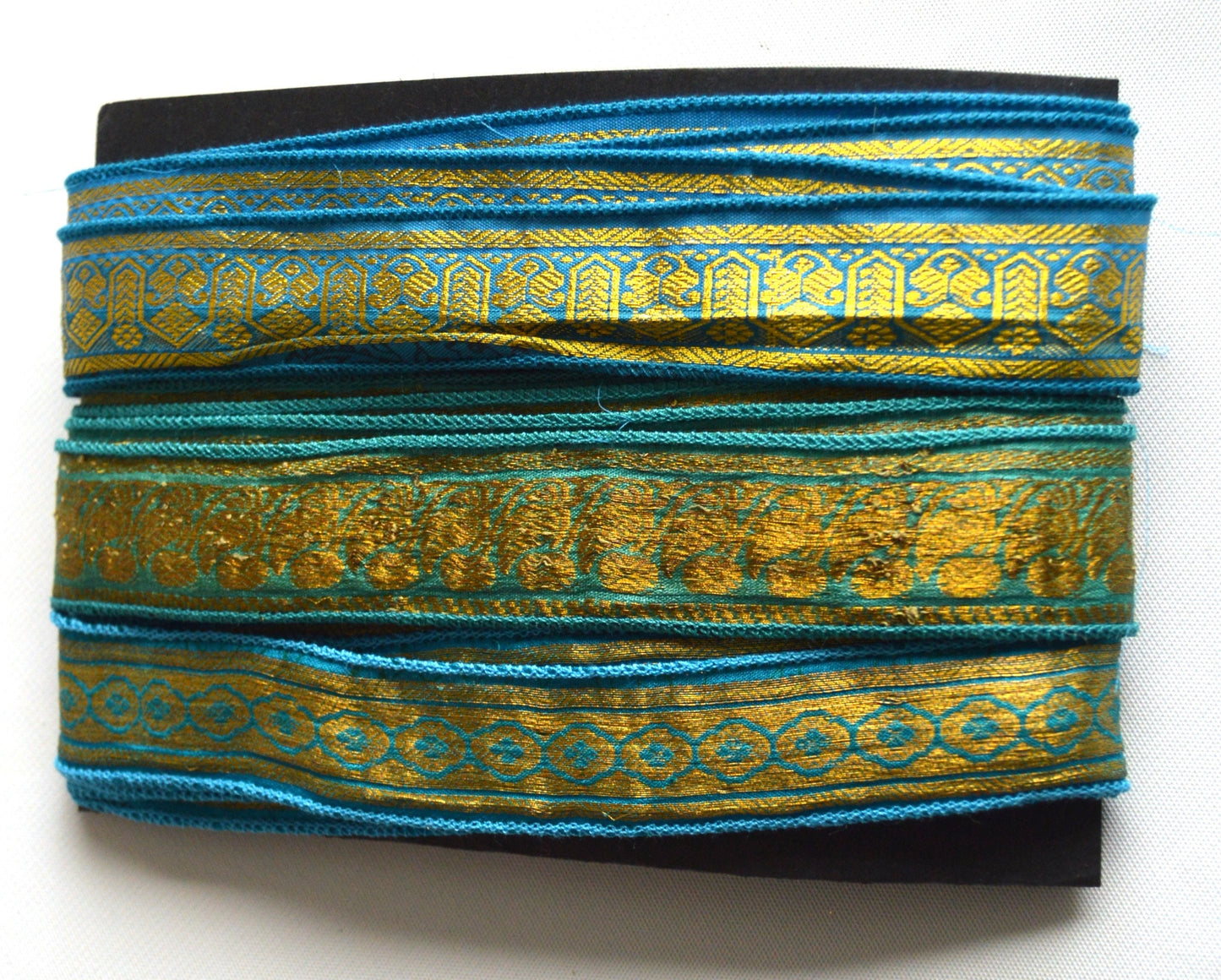 Handmade Vibrant Vintage Sari Borders Ribbon Trim 5 Metre Packs