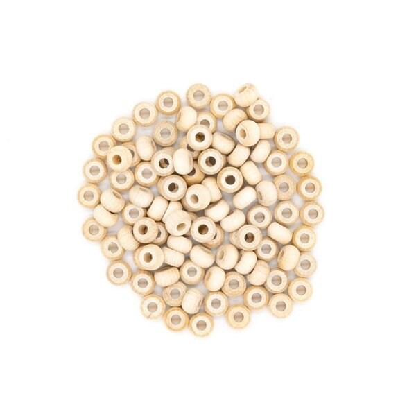 Macrame Crafts Beads Wooden Barrel Shape 10 x 6 mm (100)